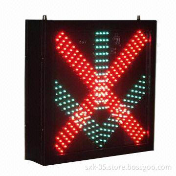 600mm Driveway Signal Light 2-in-1 LED Traffic Light